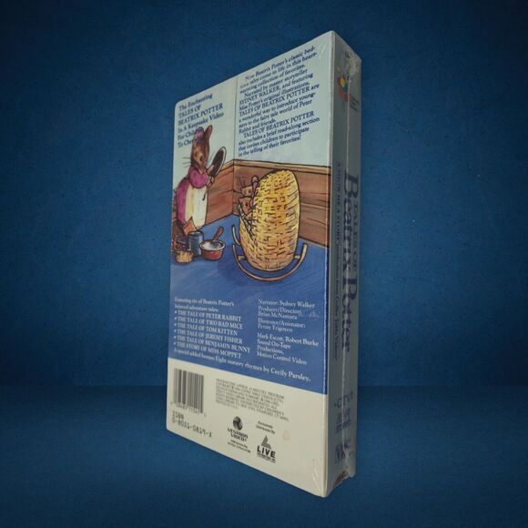 1986 Retro Sealed Tales of Beatrix Potter VHS Show Me Story Coffee Table Videos - Picture 4 of 7